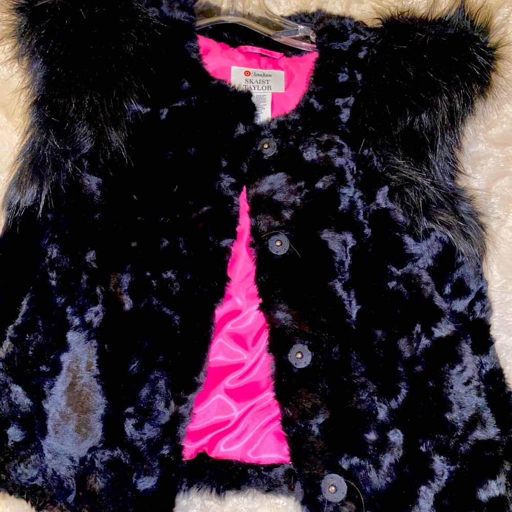 Faux fur vest